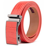 Belts for Men Leather Belt Ratchet Automatic Belt Adjustable one Size