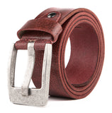 Men’s Genuine Leather Casual Dress Jeans Belts for Men 1.5inch Wide