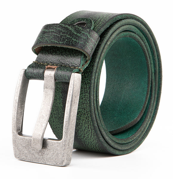 41101 Genuine Leather Suede Belt casual Jean Belt 1-1/2(38mm) wide (Navy,  32) at  Men's Clothing store