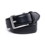 Classic Double-Stitch Double Leather Loops Single Prong Genuine Leather Men's Belt