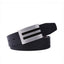 Reversible Color-Changing Anti-Slip Particle Plate Buckle Italian Genuine Leather Men's Belt
