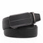 Minimalist Textured Red Teeth Ratchet Buckle Business Belt for Men