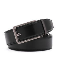 Men's Ratchet Leather Belt – Automatic Buckle Dress Casual Belt