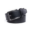 Men's Wide Leather Belt – Antique Silver Pin Buckle Casual Belt