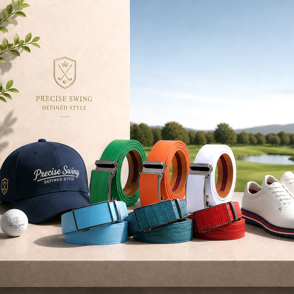 ratchet buckle Golf Belts