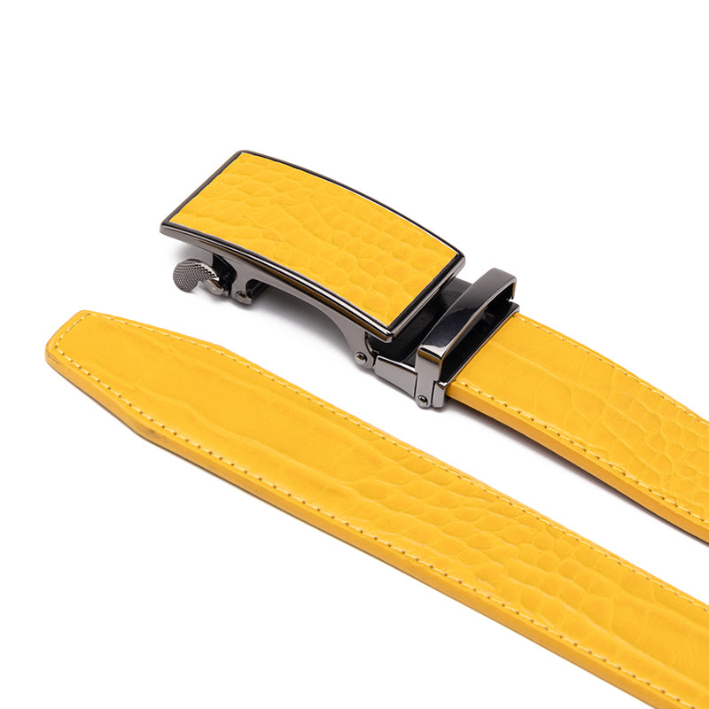 Fabio Valenti Belts for Men Leather Belt Ratchet Automatic Belt Adjustable one Size La2091C