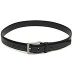 Men’s belts With Full Grain Genuine Leather Casual Dress Belts for Men 1.3inch La2113-Black