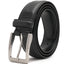 Men’s belts With Full Grain Genuine Leather Casual Dress Belts for Men 1.3inch La2113-Black