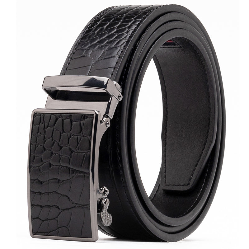Fabio Valenti Belts for Men Leather Belt Ratchet Automatic Belt Adjustable one Size La2091C