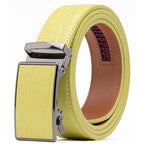 Fabio Valenti Belts for Men Leather Belt Ratchet Automatic Belt Adjustable one Size La2091C