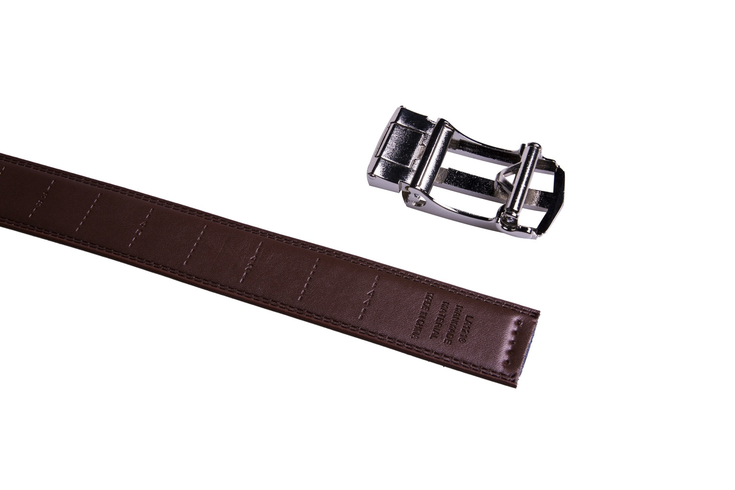 Minimalist Hollow Automatic Buckle Business Belt for Men