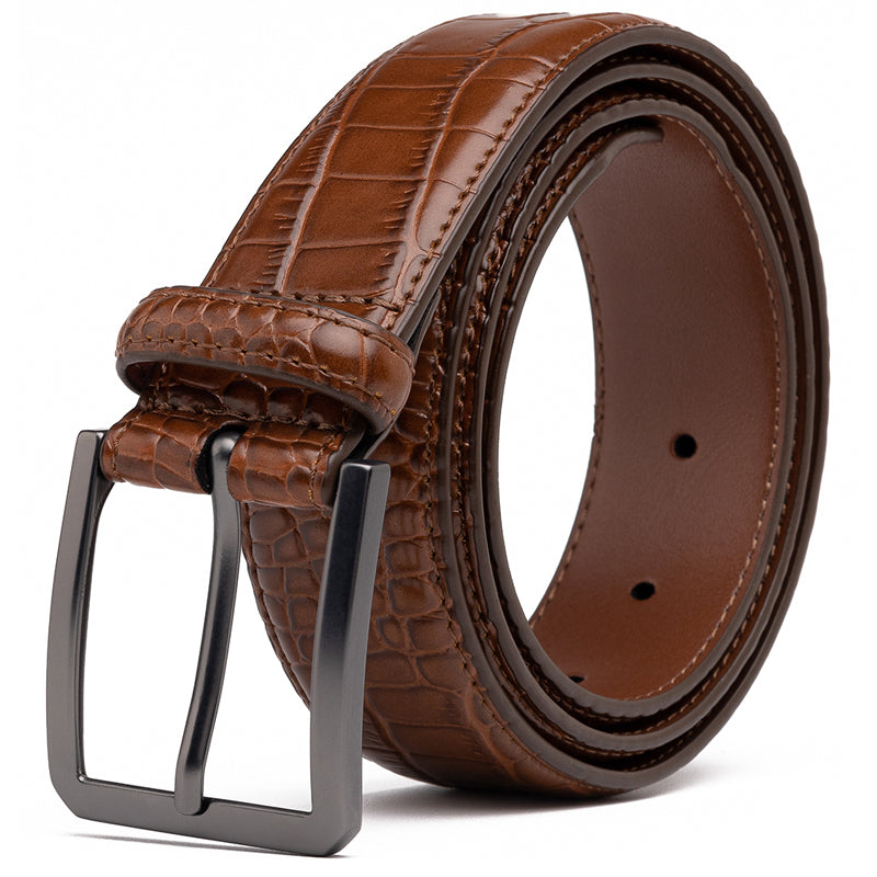 Fabio Valenti Mens Genuine Leather Belts for Men Dress Belt Many Colors La1240 Secondary image