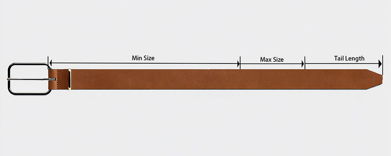 Holeless dual size – micro-adjust belt