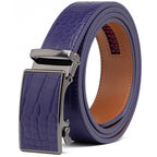 Fabio Valenti Belts for Men Leather Belt Ratchet Automatic Belt Adjustable one Size La2091C