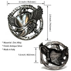 Men's Western Style Belt Buckle – Zinc Alloy Buckle for 1.5" Straps