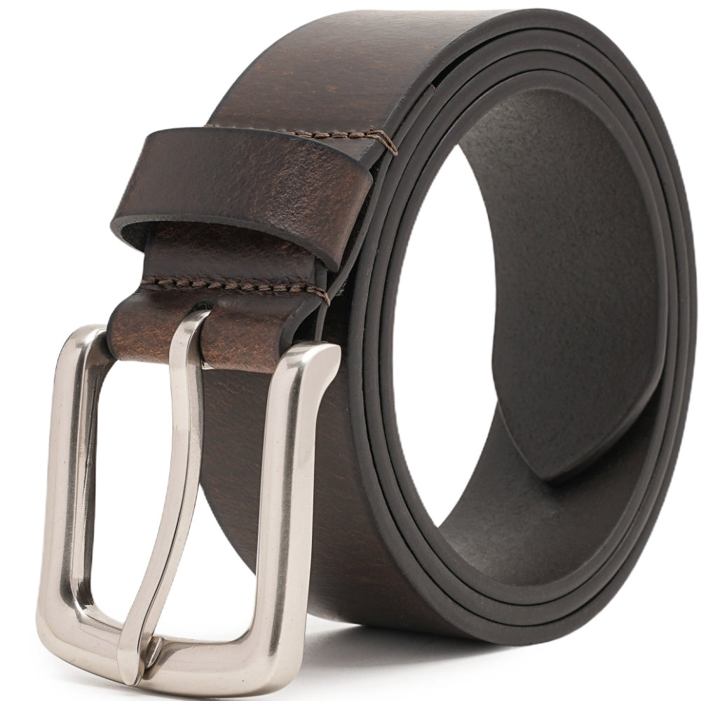 Fabio Valenti Genuine Leather Belts for Men Dress Cause Belt for Mens, 1.5inch Wide La2070N
