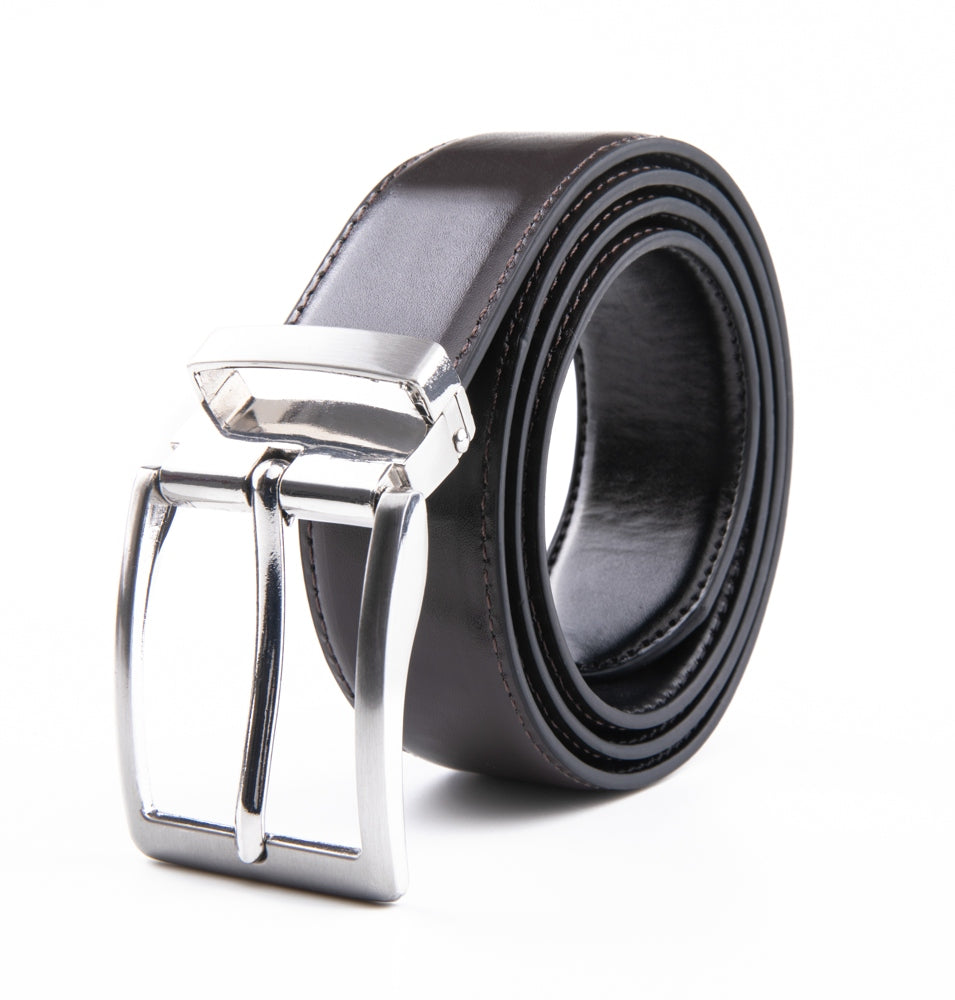 Fabio Valenti Men's PU Leather Reversible Belt CA1102