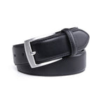 Men's Dress Belt Black Leather Belts for Jeans Dress Belt