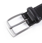 Men's Dress Belt Black Leather Belts for Jeans Dress Belt
