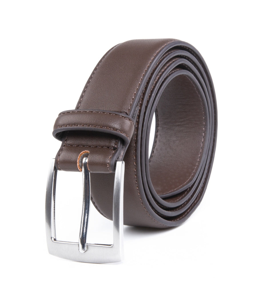 Men's Dress Belt Black Leather Belts for Jeans Dress Belt