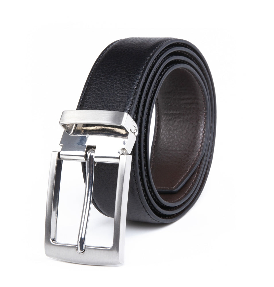 Fabio Valenti Men's PU Leather Reversible Belt CA1106 Secondary image