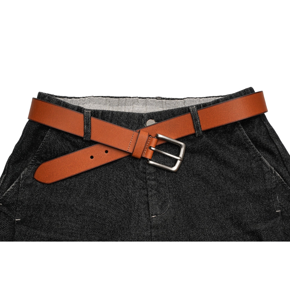 Fabio Valenti Genuine Leather Belts for Men Dress Cause Belt for Mens, 1.5inch Wide La2070N