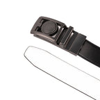 Round Dot No-Tooth Automatic Buckle Reversible Men's Belt
