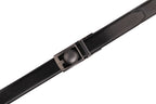Round Dot No-Tooth Automatic Buckle Reversible Men's Belt