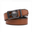 Men's Reversible Golf Belt – Two-Tone Leather Belt with Magnetic Ball Markers -Tan/Black