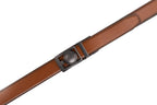 Round Dot No-Tooth Automatic Buckle Reversible Men's Belt