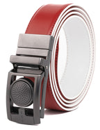 Fabio Valenti Golf Leather Belt,Mens Reversible Belt No Holes Ratchet Belt with Gift Box 46" GB-01