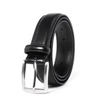 Genuine Leather Dress Belts For Men - Mens Belt For Suits, Jeans, Uniform With Single Prong Buckle