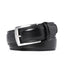Men's Classic Leather Pin Buckle Belt – Business Casual Everyday Belt - Black