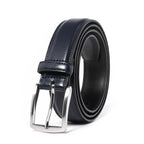 Genuine Leather Dress Belts For Men - Mens Belt For Suits, Jeans, Uniform With Single Prong Buckle