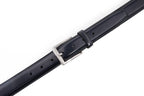 Genuine Leather Dress Belts For Men - Mens Belt For Suits, Jeans, Uniform With Single Prong Buckle