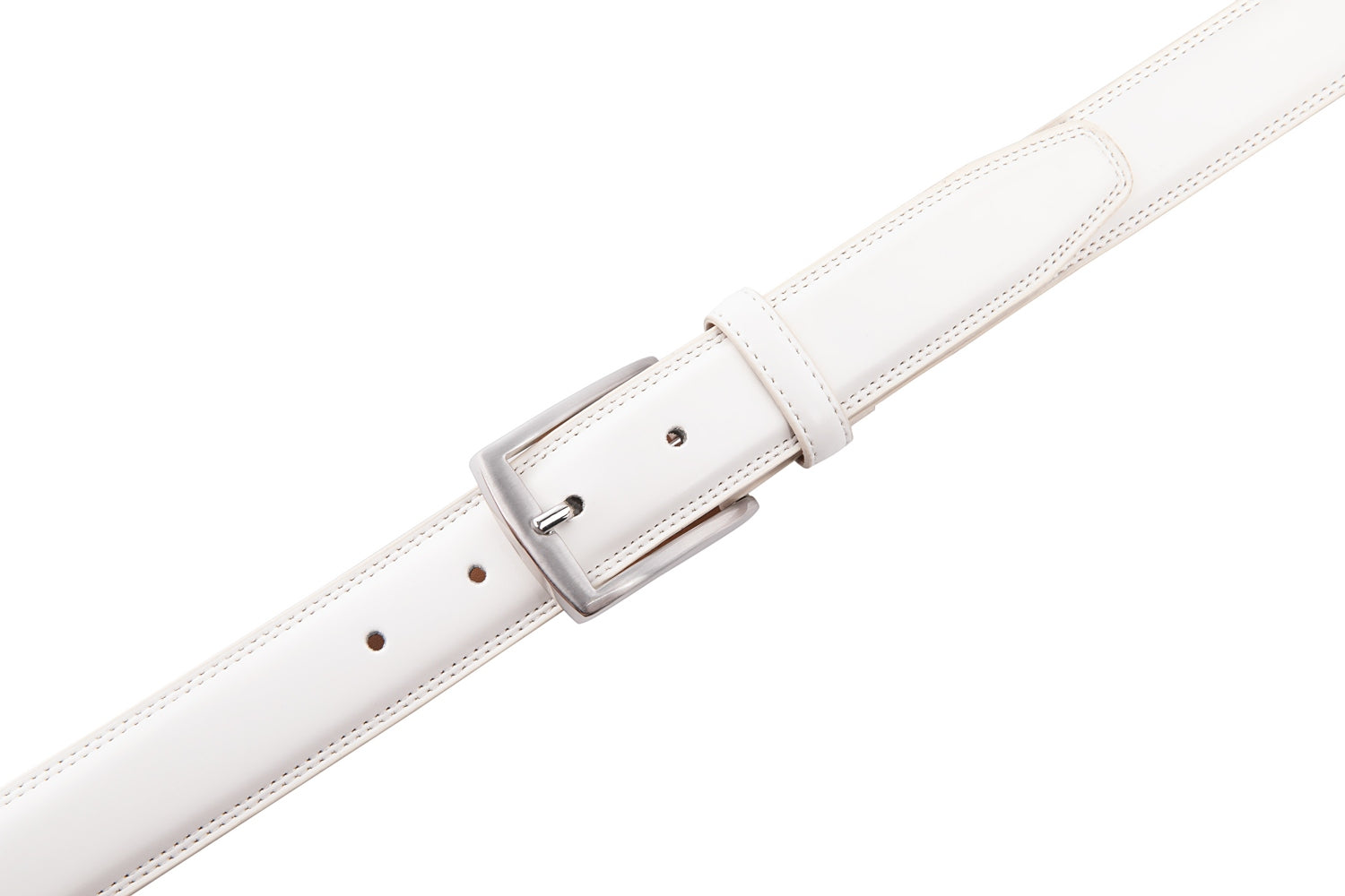 Genuine Leather Dress Belts For Men - Mens Belt For Suits, Jeans, Uniform With Single Prong Buckle