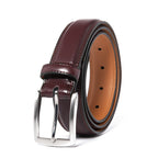 Genuine Leather Dress Belts For Men - Mens Belt For Suits, Jeans, Uniform With Single Prong Buckle