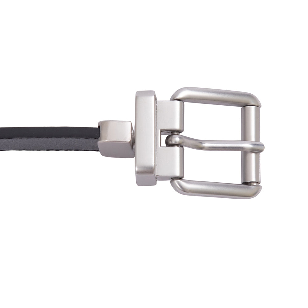 Reversible Color-Changing Rotating Pin Buckle Men's Belt