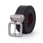 Reversible Color-Changing Rotating Pin Buckle Men's Belt