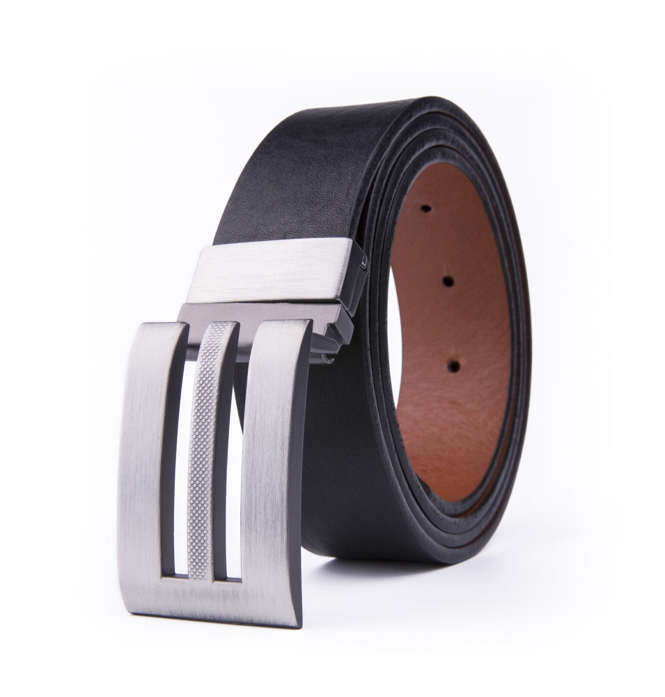 Fabio Valenti Men's Italian GENUINE Leather Belt LA1102 Secondary image