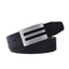 Reversible Color-Changing Anti-Slip Particle Plate Buckle Italian Genuine Leather Men's Belt