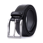 Men's Classic Leather Dress Belt – Business Casual Pin Buckle Belt