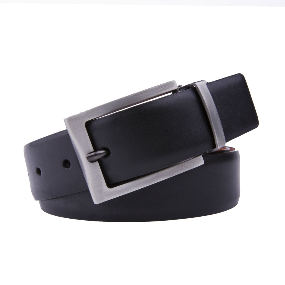 Reversible Men's Italian GENUINE Leather Belt LA1101