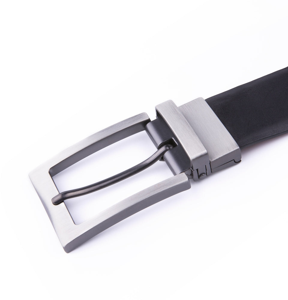 Reversible Men's Italian GENUINE Leather Belt LA1101