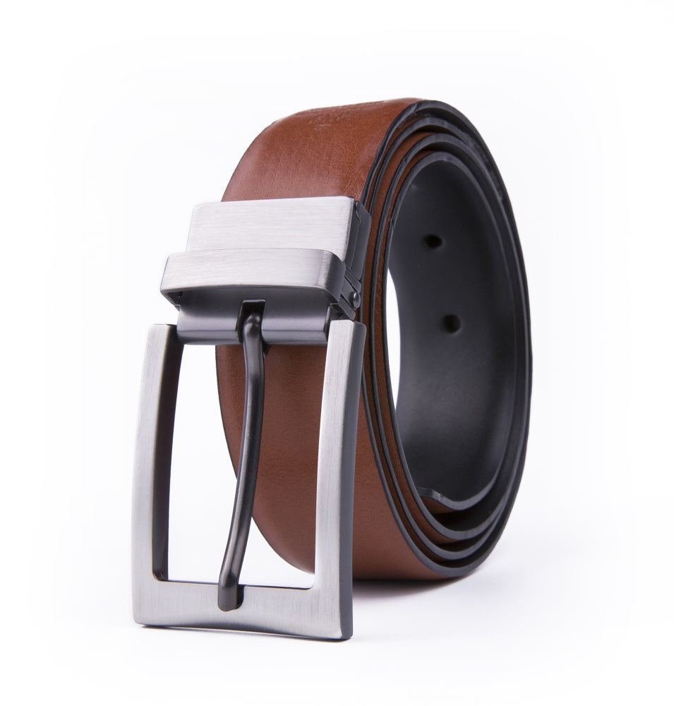 Reversible Men's Italian GENUINE Leather Belt LA1101