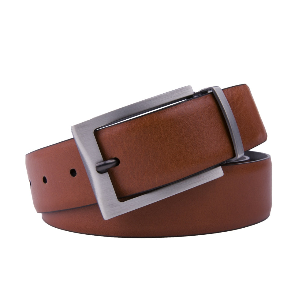 Reversible Men's Italian GENUINE Leather Belt LA1101