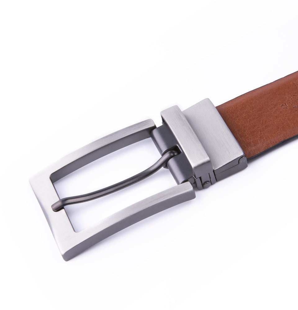 Reversible Men's Italian GENUINE Leather Belt LA1101