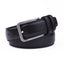 Double-Stitch Embossed Double Leather Loops Single Prong Buckle Men's Belt