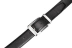 Reversible Color-Changing Rotating Pin Buckle Genuine Leather Men's Belt LA1180
