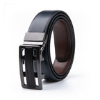 Men's Reversible Trackless Ratchet Belt – 2-in-1 Automatic Dress Belt